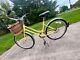 Yellow Vintage Schwinn Breeze Bicycle With Removable Basket